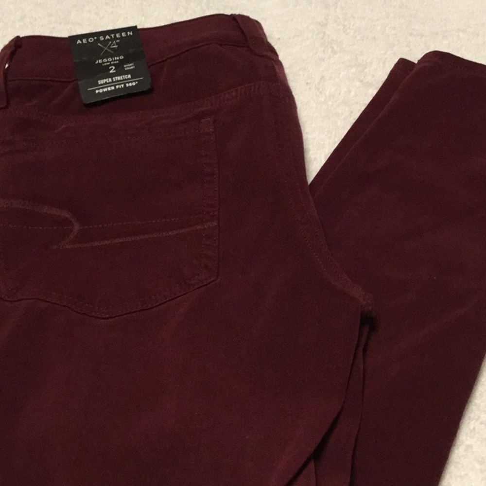 American Eagle Sateen Jegging Super Stretch Size 2